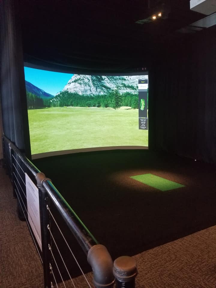 Interior shot of the virtual reality room at House Divided