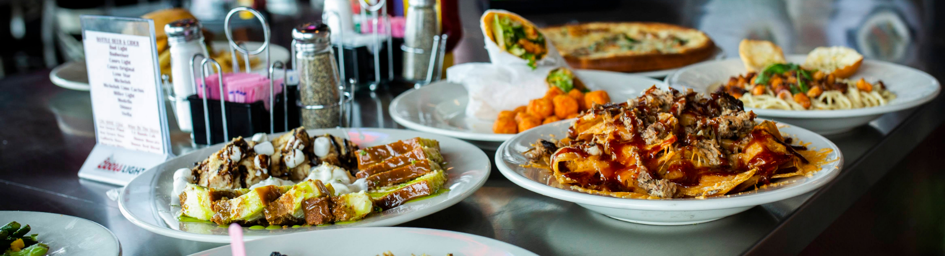 A variety of dishes prepared by House Divided in Amarillo, Texas